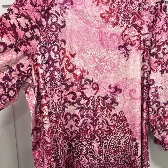 Catherines Pink and Purple Patterned Tunic - Picture 7 of 7